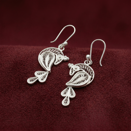 Morni Silver Earrings