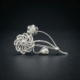 Orlina Floral Brooch
