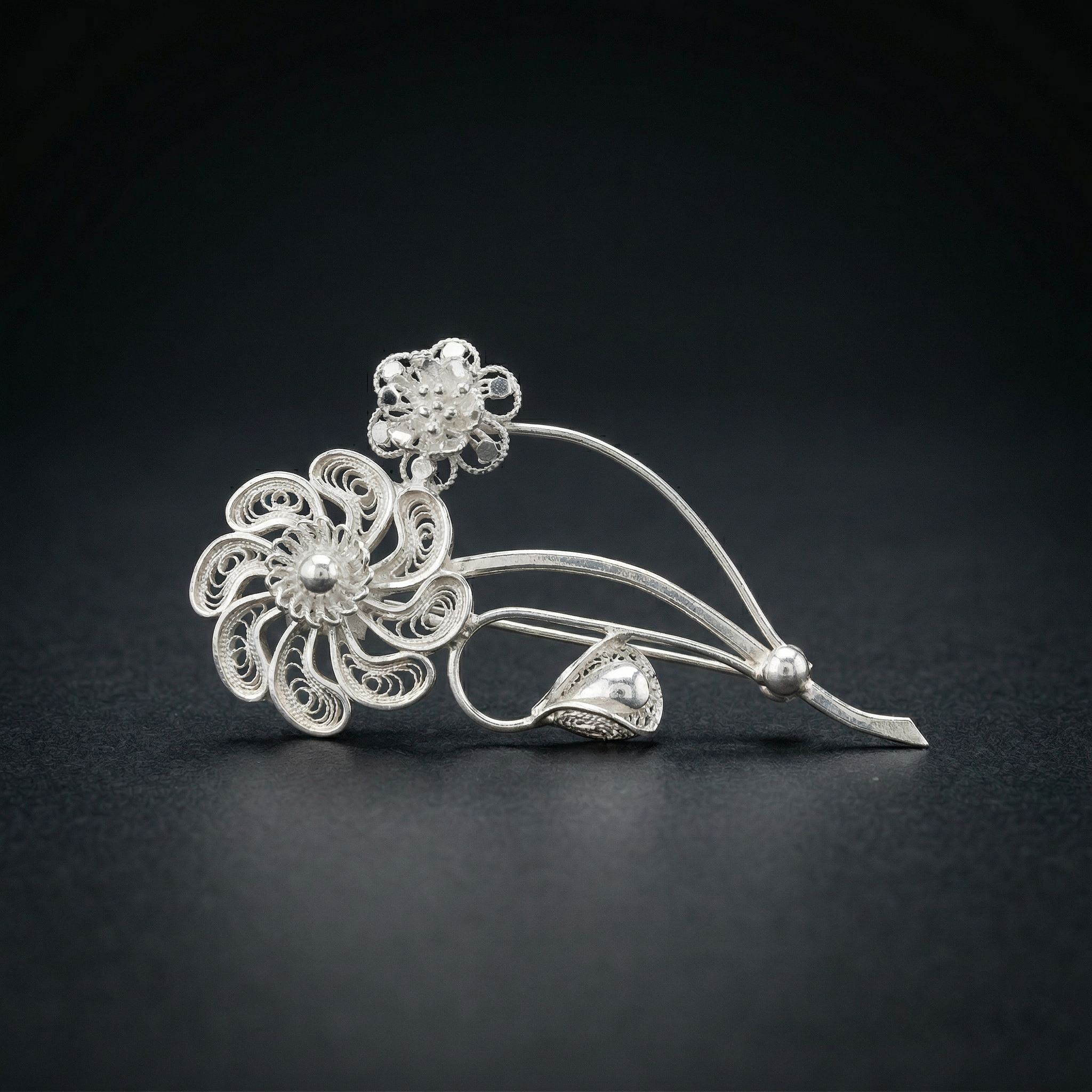 Orlina Floral Brooch