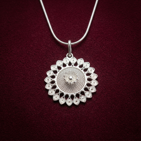 Aurora Sunwheel Pendant