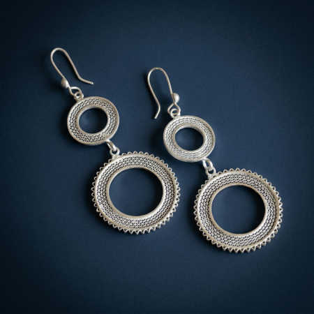 Meira Lace Halo Drops