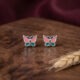 Butterfly Enamel Stud
