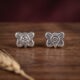 Butterfly Stone Stud
