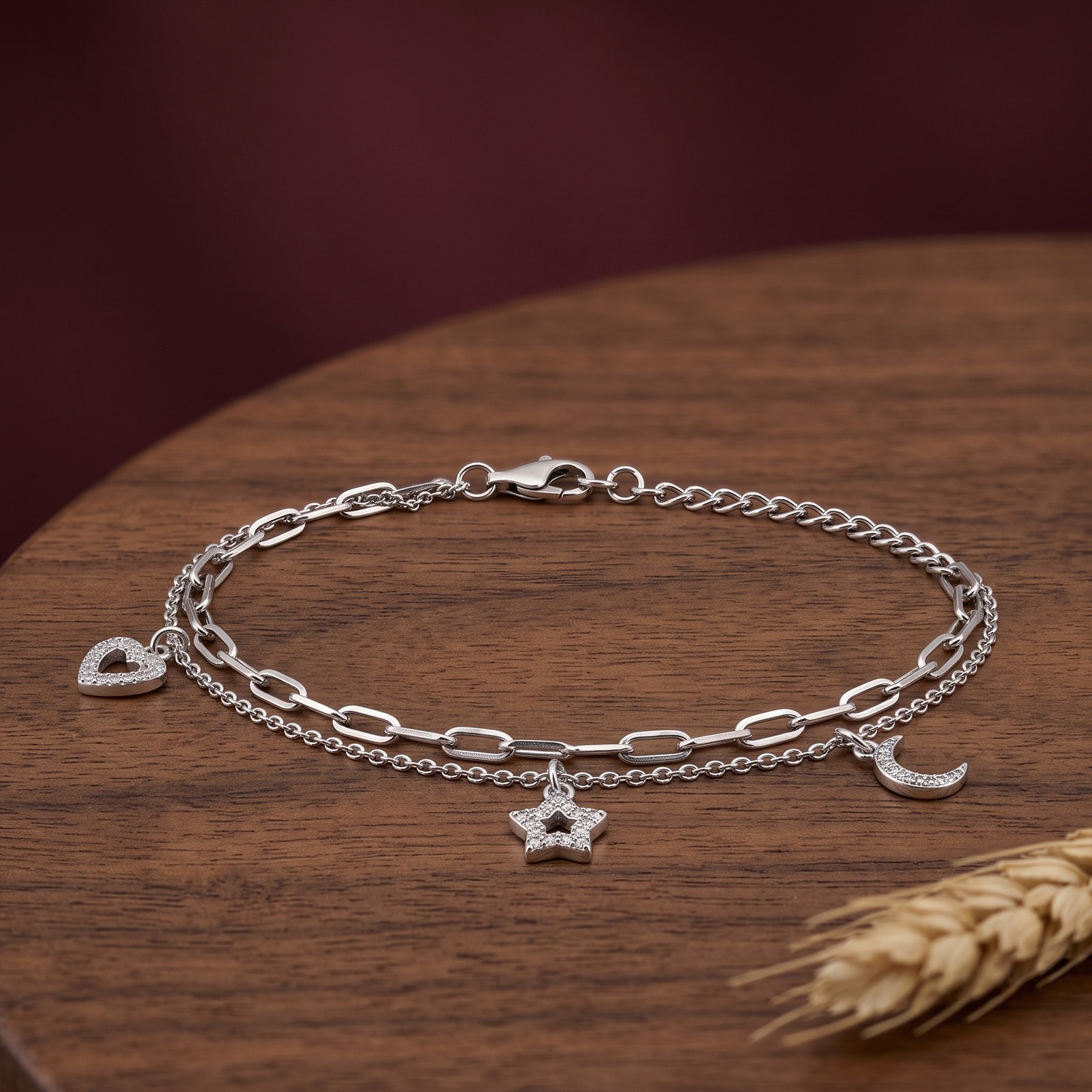Dilchand Double Chain Bracelet