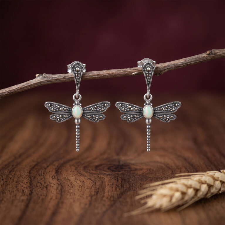 Dragon Fly Earrings (Mother of Pearl)