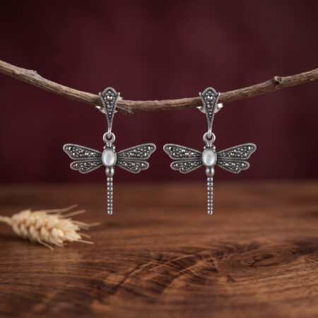 Dragon Fly Earrings (Natural Opel)