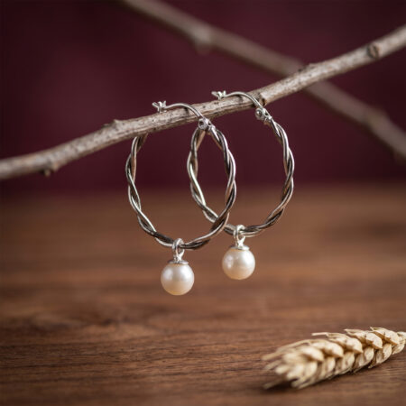 Luna bead hoops