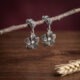Marcasite Blossom Pearl Earrings