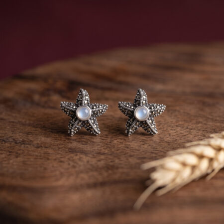 Starfish Stud Earrings (Mother of Pearl)