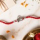 Trishul Damru Silver Rakhi