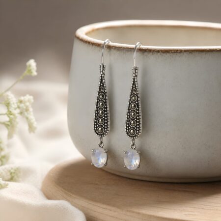 Regal Gemstone Earrings